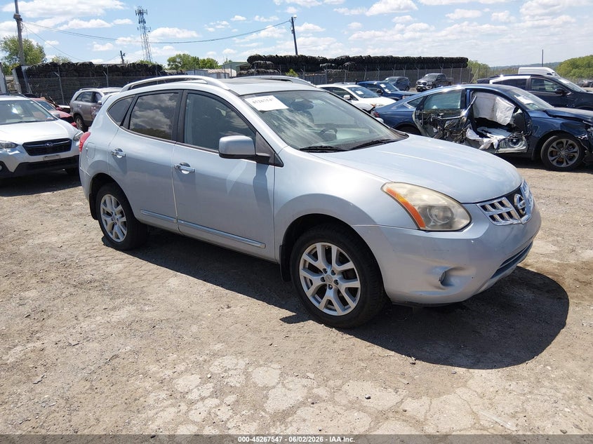 2011 Nissan Rogue VIN JN8AS5MV6BW252289 IAAI salvage auction — NORMAL WEAR, Clear (Pennsylvania), sold $550 on 2026-07-10 (photo 1)