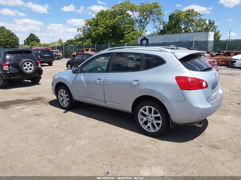 2011 Nissan Rogue VIN JN8AS5MV6BW252289 IAAI salvage auction — NORMAL WEAR, Clear (Pennsylvania), sold $550 on 2026-07-10 (photo 3)