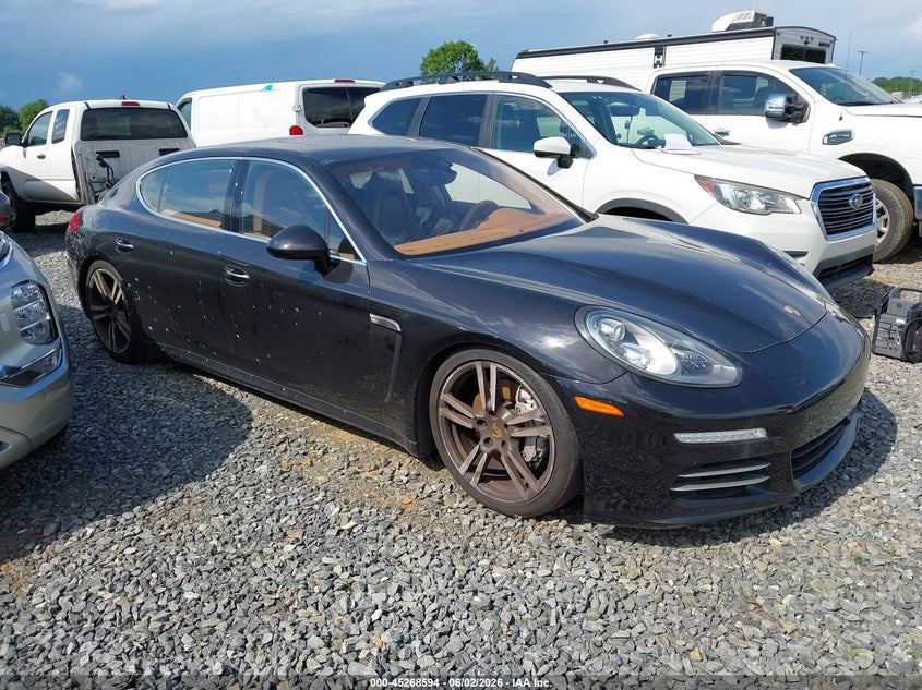 2014 Porsche Panamera VIN WP0BB2A71EL063639 IAAI salvage auction — MECHANICAL, Clear (North Carolina), sold $3,450 on 2026-07-16 (photo 1)
