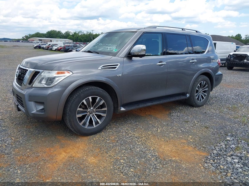 2018 Nissan Armada VIN JN8AY2NC6JX502570 IAAI salvage auction — NORMAL WEAR, Salvage Title, sold $4,750 on 2026-07-09 (photo 2)