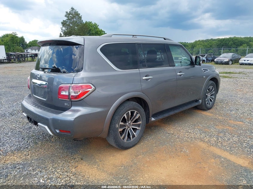 2018 Nissan Armada VIN JN8AY2NC6JX502570 IAAI salvage auction — NORMAL WEAR, Salvage Title, sold $4,750 on 2026-07-09 (photo 4)