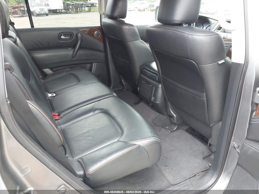 2018 Nissan Armada VIN JN8AY2NC6JX502570 IAAI salvage auction — NORMAL WEAR, Salvage Title, sold $4,750 on 2026-07-09 (photo 8)