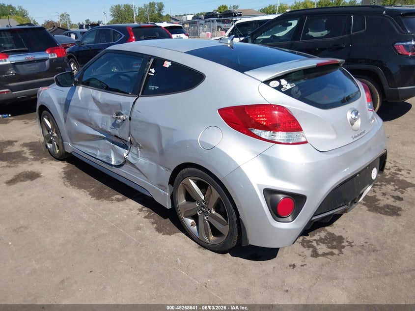 2014 Hyundai Veloster VIN KMHTC6AE9EU195562 IAAI salvage auction — SIDE, Salvage (Ohio), sold $825 on 2026-07-28 (photo 3)