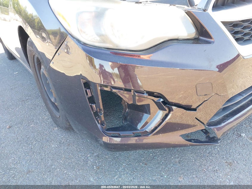 2013 Subaru Impreza VIN JF1GJAA68DH029991 IAAI salvage auction — NORMAL WEAR, Clear (New York), sold $400 on 2026-07-30 (photo 6)