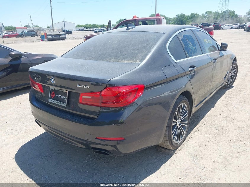 2019 BMW 5er VIN WBAJE5C5XKWE66299 IAAI salvage auction — LEFT SIDE, Salvage Title, sold $10,250 on 2026-07-22 (photo 4)