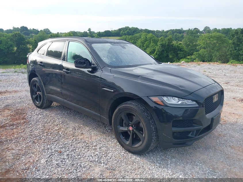 2019 Jaguar F-pace VIN SADCK2FXXKA354410 IAAI salvage auction — HAIL, Salvage Title, sold $5,300 on 2026-07-20 (photo 1)