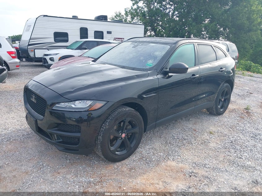 2019 Jaguar F-pace VIN SADCK2FXXKA354410 IAAI salvage auction — HAIL, Salvage Title, sold $5,300 on 2026-07-20 (photo 2)