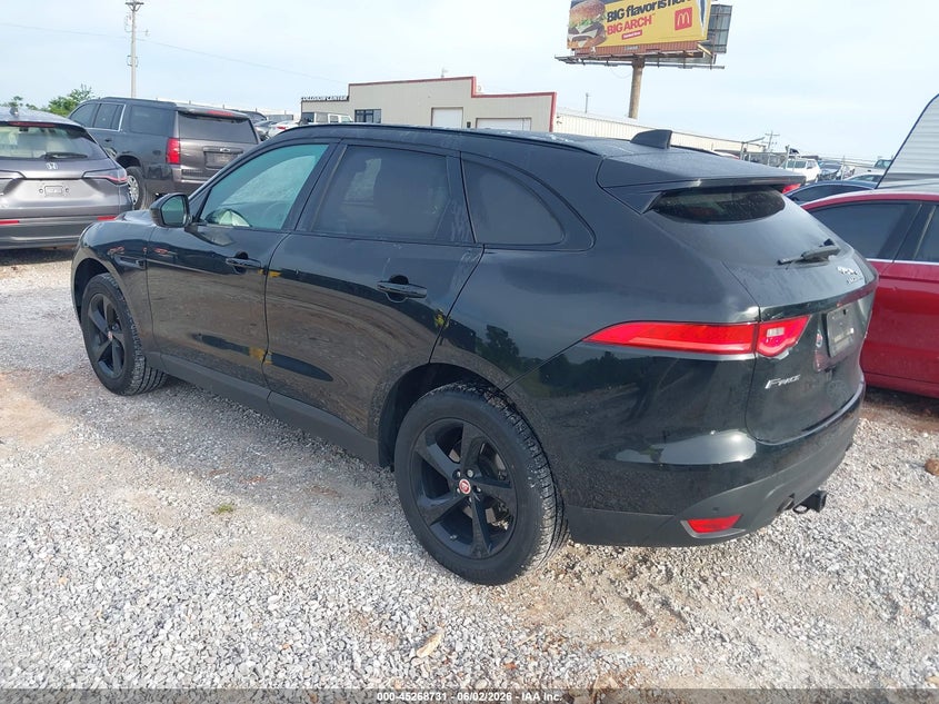 2019 Jaguar F-pace VIN SADCK2FXXKA354410 IAAI salvage auction — HAIL, Salvage Title, sold $5,300 on 2026-07-20 (photo 3)