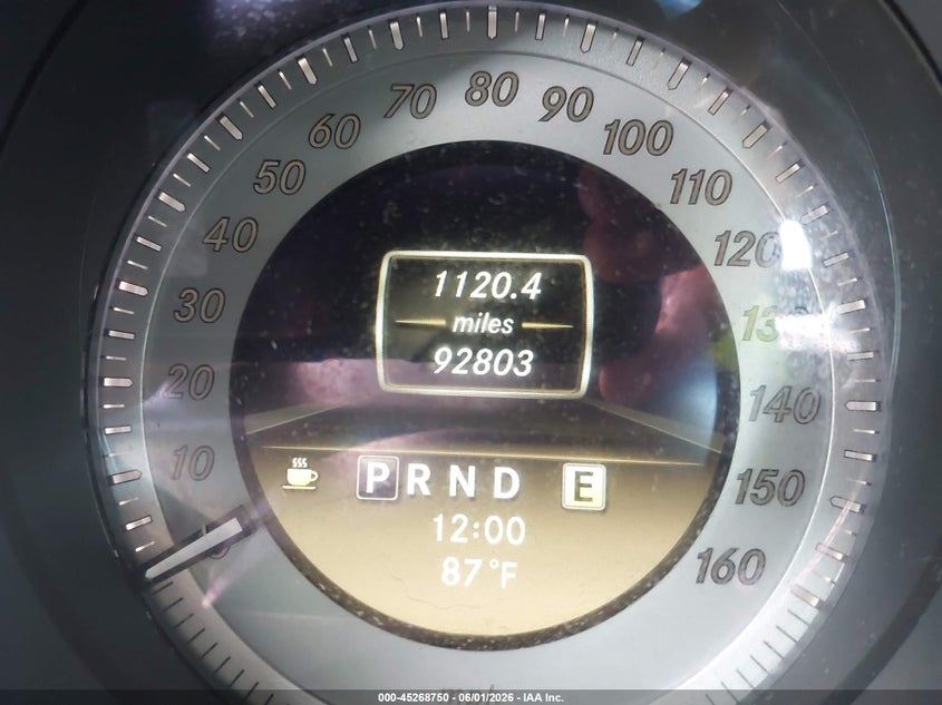 2012 Mercedes-benz C-klasse VIN WDDGF4HB9CA630856 IAAI salvage auction — NORMAL WEAR, Salvage Title, sold $1,550 on 2026-07-24 (photo 7)