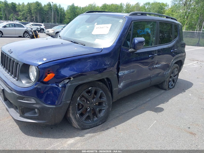 2018 Jeep Renegade VIN ZACCJBBB3JPJ43036 IAAI salvage auction — LEFT SIDE, Salvage Title, sold $1,200 on 2026-07-23 (photo 6)