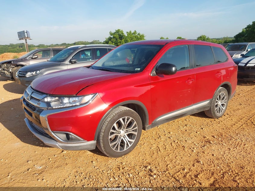 2018 Mitsubishi Outlander VIN JA4AD2A36JZ015879 IAAI salvage auction — HAIL, Salvage Title, sold $1,950 on 2026-07-20 (photo 2)