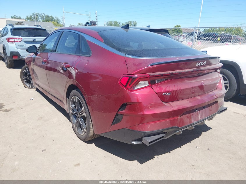 2022 Kia K5 VIN 5XXG64J24NG099819 IAAI salvage auction — RIGHT SIDE, Salvage (Ohio), sold $3,050 on 2026-07-21 (photo 3)