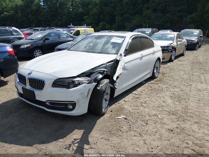 2014 BMW 5er VIN WBA5B3C57ED534280 IAAI salvage auction — NORMAL WEAR, Clear (Montana), sold $25 on 2026-07-28 (photo 2)