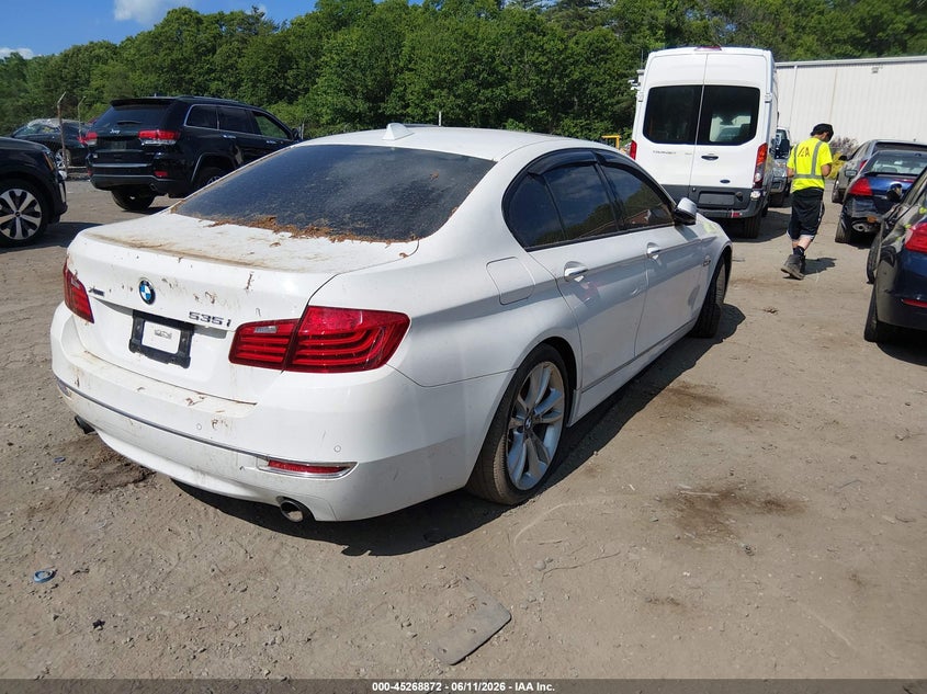 2014 BMW 5er VIN WBA5B3C57ED534280 IAAI salvage auction — NORMAL WEAR, Clear (Montana), sold $25 on 2026-07-28 (photo 4)