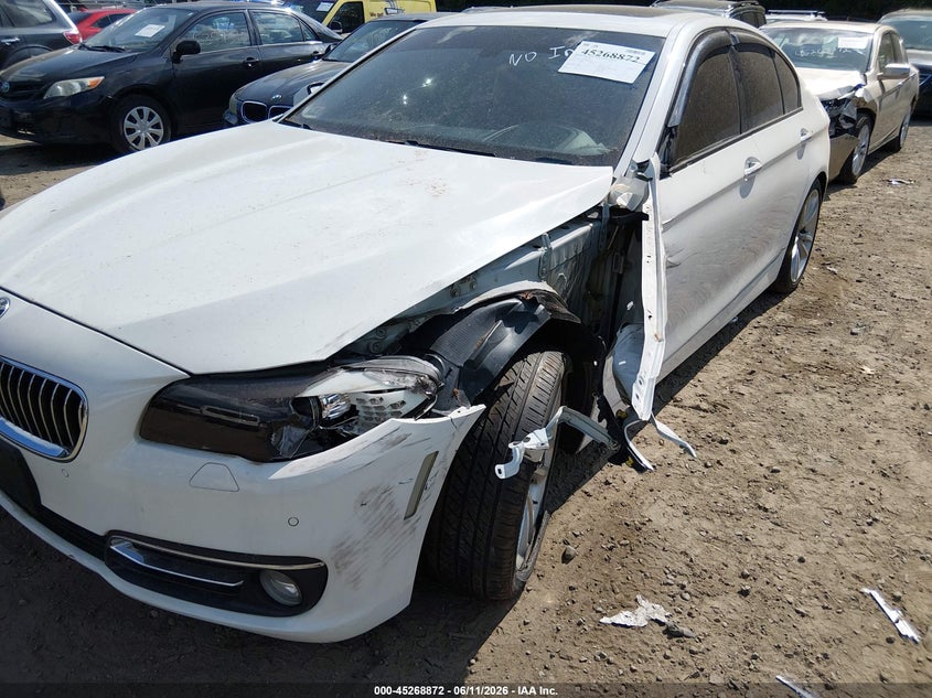 2014 BMW 5er VIN WBA5B3C57ED534280 IAAI salvage auction — NORMAL WEAR, Clear (Montana), sold $25 on 2026-07-28 (photo 6)
