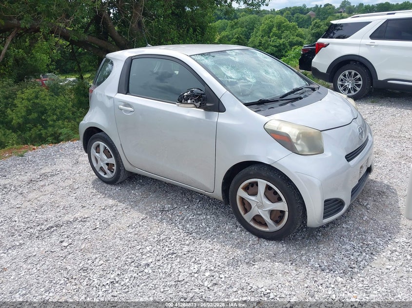 2012 Scion Iq VIN JTNJJXB04CJ014002 IAAI salvage auction — HAIL, Salvage Title, sold $1,675 on 2026-08-03 (photo 1)