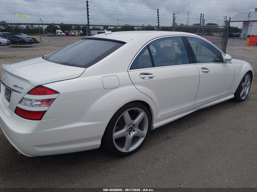 2009 Mercedes-benz S class VIN WDDNG71X69A271857 IAAI salvage auction — NORMAL WEAR, Clear (Louisiana), sold $1,250 on 2026-07-13 (photo 4)