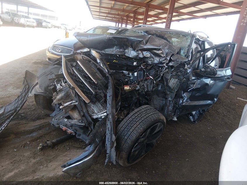 2022 Volkswagen Taos VIN 3VVJX7B22NM020912 IAAI salvage auction — ROLLOVER, Salvage Title, sold $750 on 2026-08-13 (photo 2)