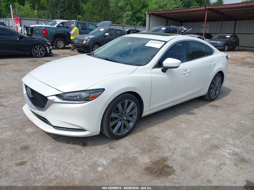 2020 Mazda 6 VIN JM1GL1VM9L1514001 IAAI salvage auction — HAIL, Salvage Title, sold $8,700 on 2026-09-23 (photo 2)