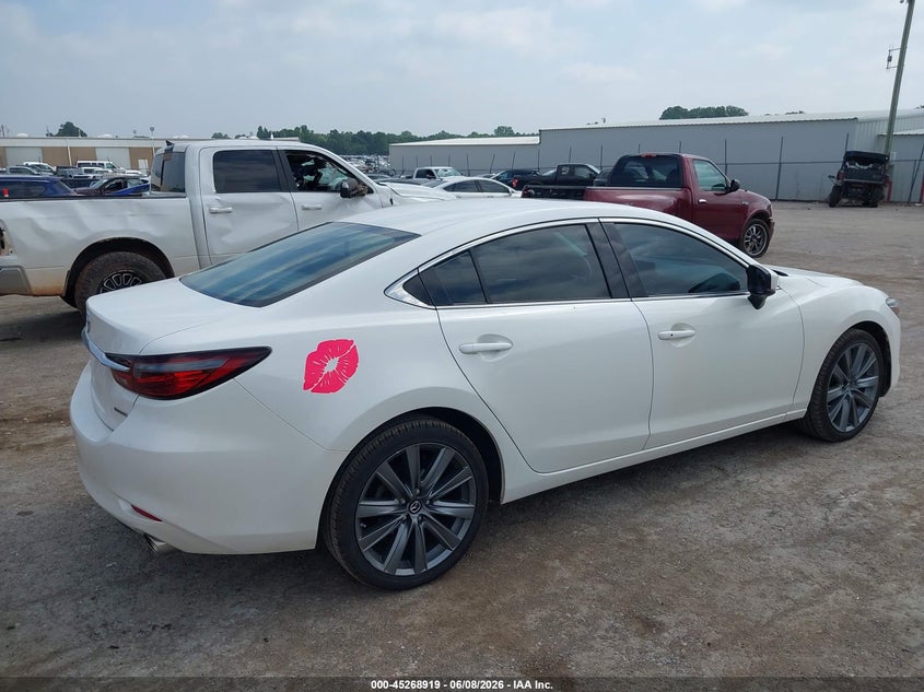 2020 Mazda 6 VIN JM1GL1VM9L1514001 IAAI salvage auction — HAIL, Salvage Title, sold $8,700 on 2026-09-23 (photo 4)