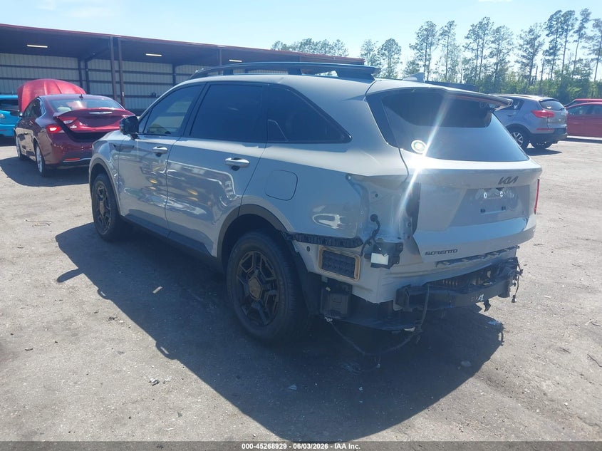 2025 Kia Sorento VIN 5XYRKDJF4SG333178 IAAI salvage auction — REAR END, Rebuildable (Florida), sold $9,900 on 2026-07-28 (photo 3)