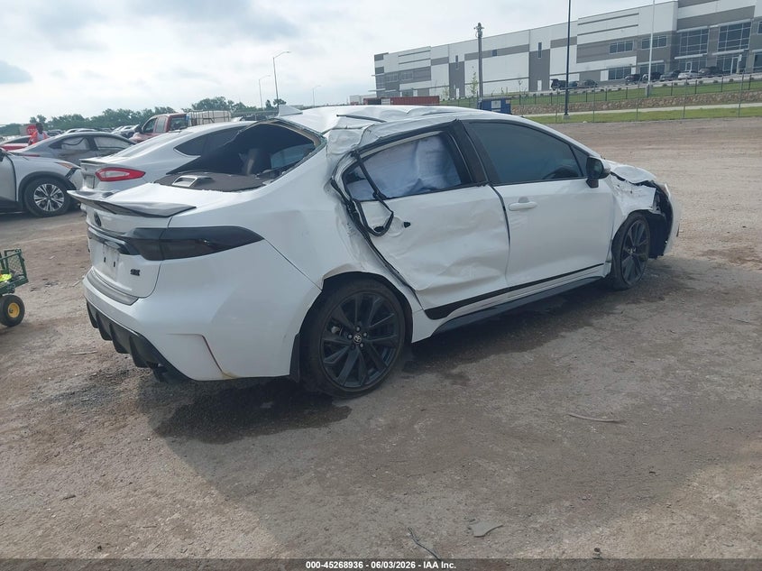 2025 Toyota Corolla VIN 5YFS4MCE4SP221590 IAAI salvage auction — SIDE, Salvage Title, sold $1,850 on 2026-07-21 (photo 4)