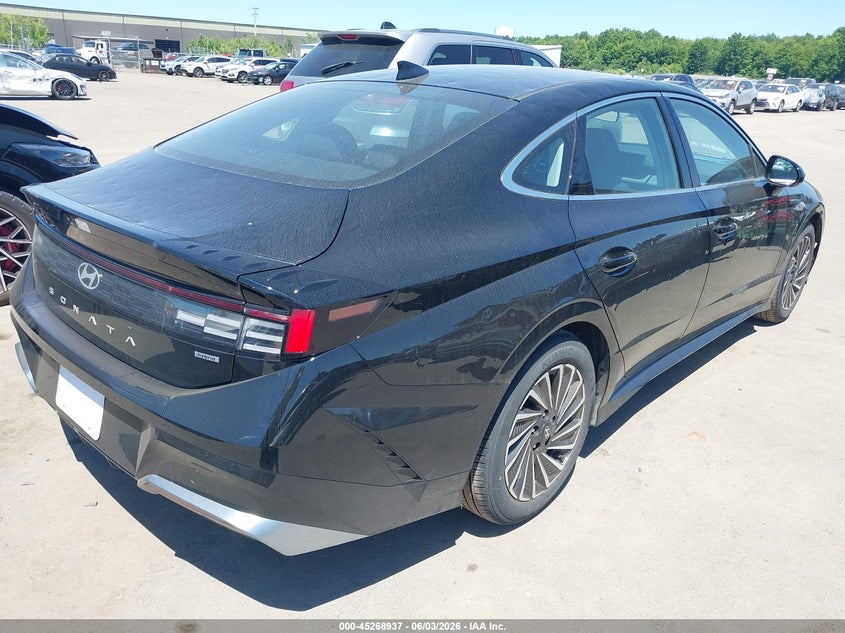 2024 Hyundai Sonata VIN KMHL34JJ3RA102334 IAAI salvage auction — HAIL, Salvage (Ohio), sold $6,400 on 2026-07-28 (photo 4)
