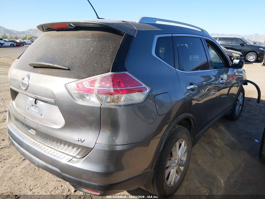 2016 Nissan Rogue VIN KNMAT2MT9GP687363 IAAI salvage auction — FRONT END, Salvage (Arizona), sold $2,025 on 2026-07-07 (photo 4)