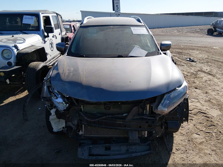 2016 Nissan Rogue VIN KNMAT2MT9GP687363 IAAI salvage auction — FRONT END, Salvage (Arizona), sold $2,025 on 2026-07-07 (photo 6)