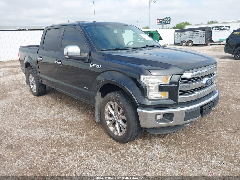 2016 Ford F-150 VIN 1FTEW1EG7GKD48120 IAAI salvage auction — HAIL, Original (Texas), sold $8,975 on 2026-08-01 (photo 1)