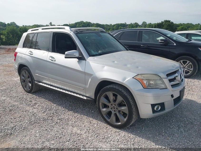 2010 Mercedes-benz Glk-klasse VIN WDCGG8HBXAF302192 IAAI salvage auction — HAIL, Clear (Missouri), sold $1,175 on 2026-07-13 (photo 1)