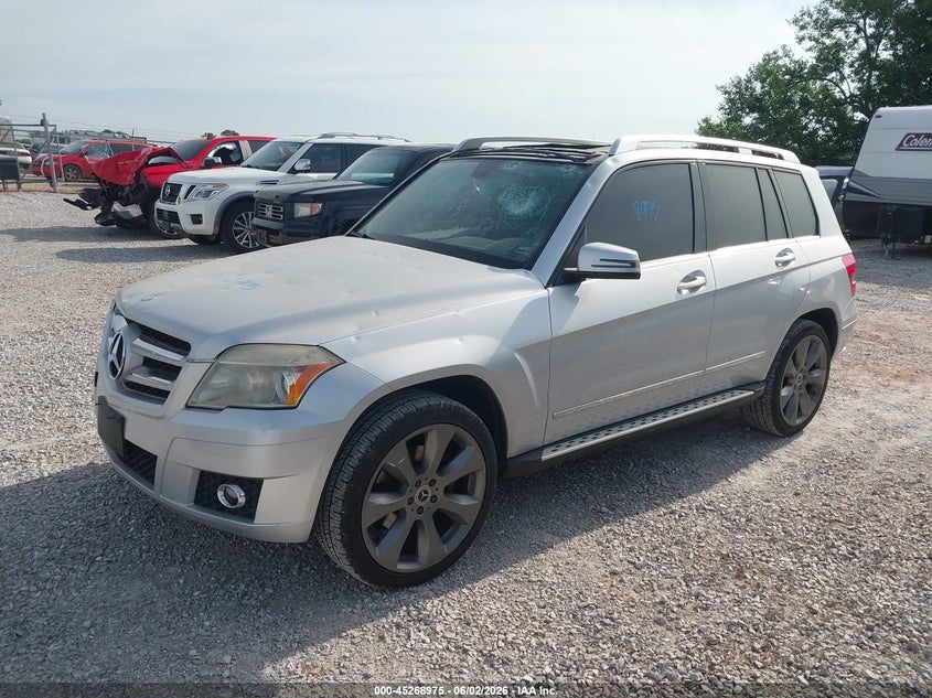 2010 Mercedes-benz Glk-klasse VIN WDCGG8HBXAF302192 IAAI salvage auction — HAIL, Clear (Missouri), sold $1,175 on 2026-07-13 (photo 2)