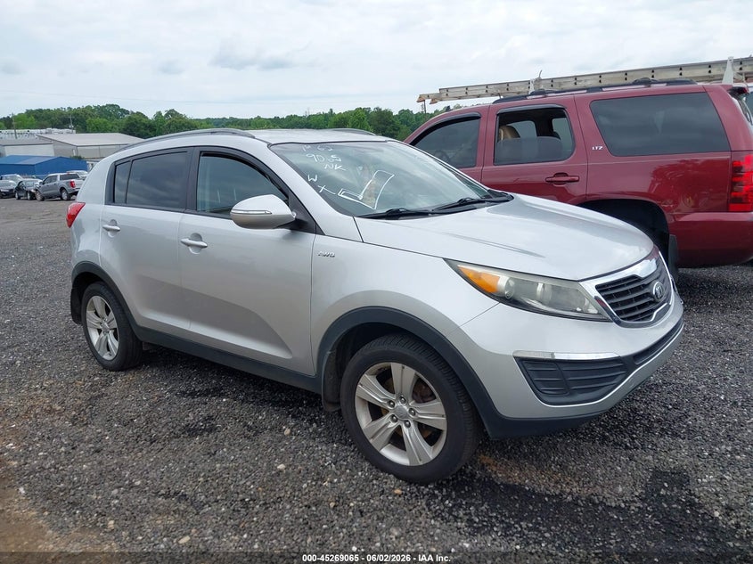 2013 Kia Sportage VIN KNDPBCA22D7509997 IAAI salvage auction — NORMAL WEAR, Repossession Paperwork (South Carolina), sold $1,350 on 2026-07-14 (photo 1)