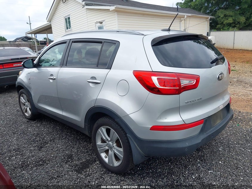 2013 Kia Sportage VIN KNDPBCA22D7509997 IAAI salvage auction — NORMAL WEAR, Repossession Paperwork (South Carolina), sold $1,350 on 2026-07-14 (photo 3)