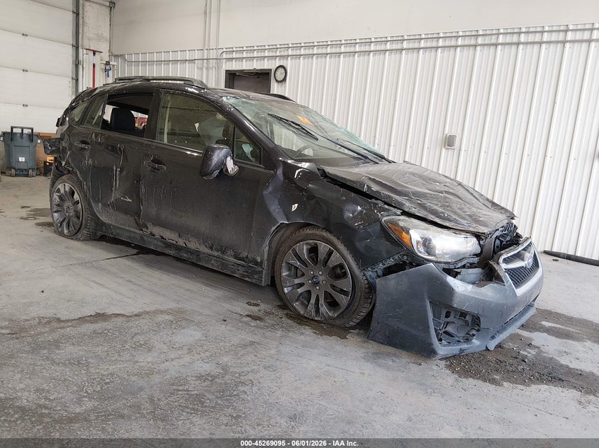 2015 Subaru Impreza VIN JF1GPAW67F8206055 IAAI salvage auction — ROLLOVER, Salvage Title, sold $25 on 2026-07-10 (photo 1)