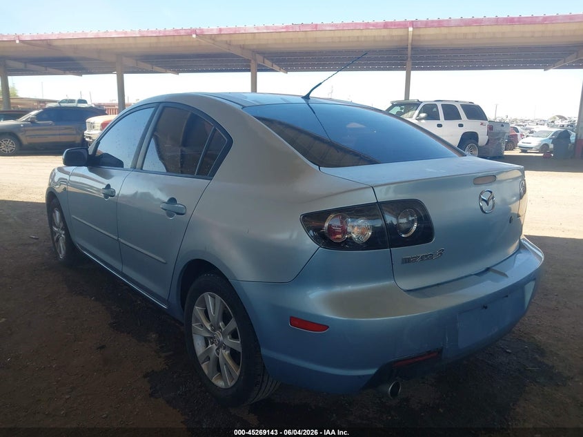 2008 Mazda 3 VIN JM1BK12G081844502 IAAI salvage auction — NORMAL WEAR, Clear (Arizona), sold $975 on 2026-07-14 (photo 3)