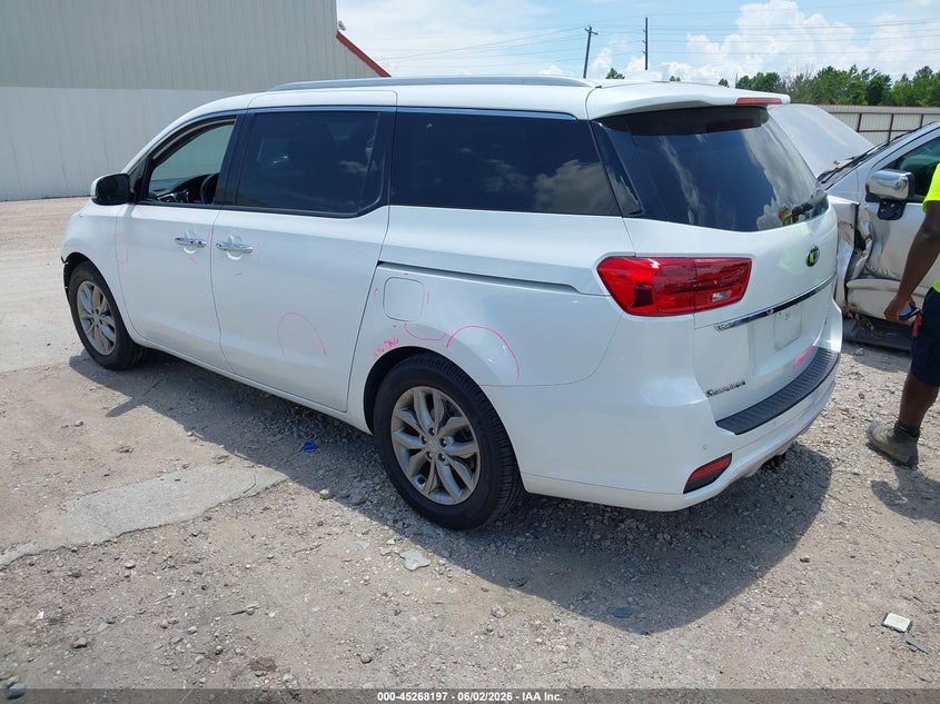 2021 Kia SEDONA VIN KNDMC5C18M6670943 IAAI salvage auction — FRONT END, Salvage Title, sold $1,300 on 2026-07-30 (photo 3)