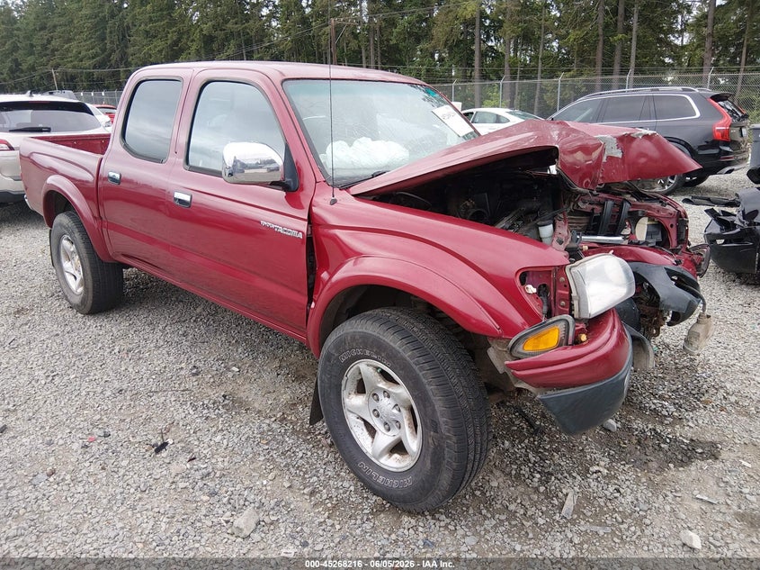 2001 Toyota Tacoma VIN 5TEHN72N81Z759311 IAAI salvage auction — FRONT END, Bill Of Sale (Washington), sold $1,050 on 2026-07-22 (photo 1)