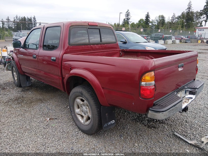 2001 Toyota Tacoma VIN 5TEHN72N81Z759311 IAAI salvage auction — FRONT END, Bill Of Sale (Washington), sold $1,050 on 2026-07-22 (photo 3)