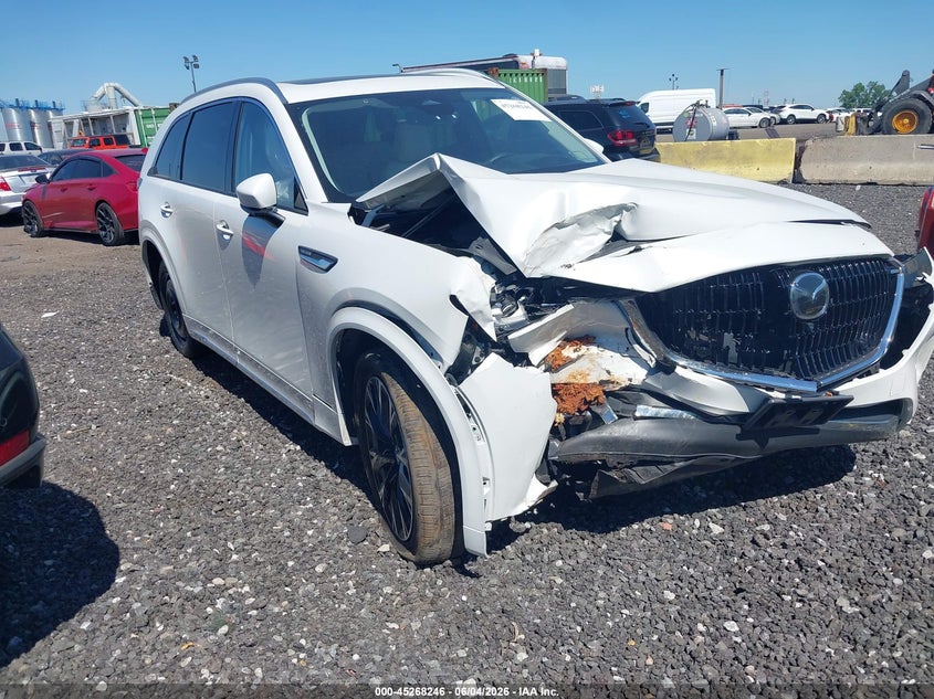 2024 Mazda Cx-90 VIN JM3KKEHC8R1150239 IAAI salvage auction — FRONT END, Salvage Title, sold $7,600 on 2026-07-14 (photo 1)