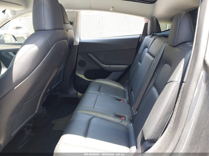 2023 Tesla Model y VIN 7SAYGDEE3PA057217 IAAI salvage auction — RIGHT REAR, Salvage (California), sold $10,550 on 2026-07-06 (photo 8)