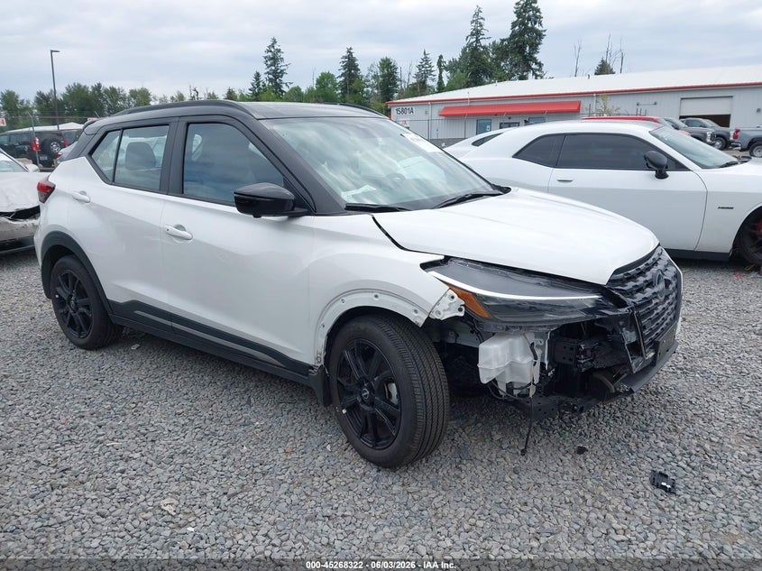 2024 Nissan Kicks VIN 3N1CP5DVXRL571901 IAAI salvage auction — RIGHT FRONT, Bill Of Sale (Washington), sold $3,550 on 2026-07-09 (photo 1)