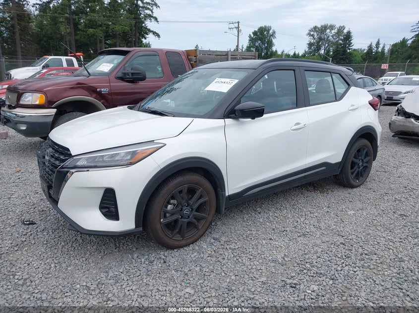 2024 Nissan Kicks VIN 3N1CP5DVXRL571901 IAAI salvage auction — RIGHT FRONT, Bill Of Sale (Washington), sold $3,550 on 2026-07-09 (photo 2)