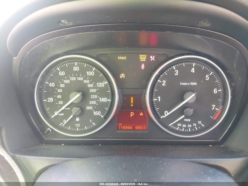 2010 BMW 3er VIN WBAPH7G52ANM52020 IAAI salvage auction — WATER/FLOOD, Salvage (Texas), sold $100 on 2026-07-24 (photo 7)