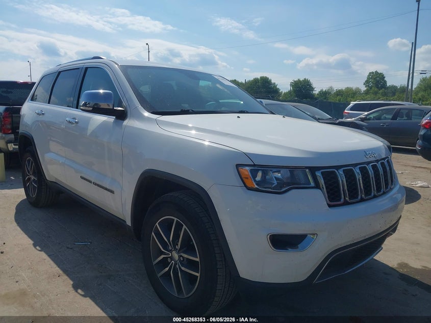 2017 Jeep Grand cherokee VIN 1C4RJFBG4HC810419 IAAI salvage auction — HAIL, Salvage Title, sold $4,500 on 2026-07-11 (photo 1)