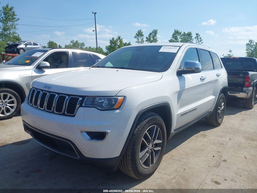 2017 Jeep Grand cherokee VIN 1C4RJFBG4HC810419 IAAI salvage auction — HAIL, Salvage Title, sold $4,500 on 2026-07-11 (photo 2)