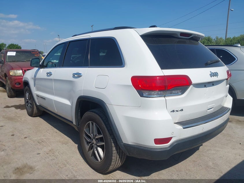 2017 Jeep Grand cherokee VIN 1C4RJFBG4HC810419 IAAI salvage auction — HAIL, Salvage Title, sold $4,500 on 2026-07-11 (photo 3)