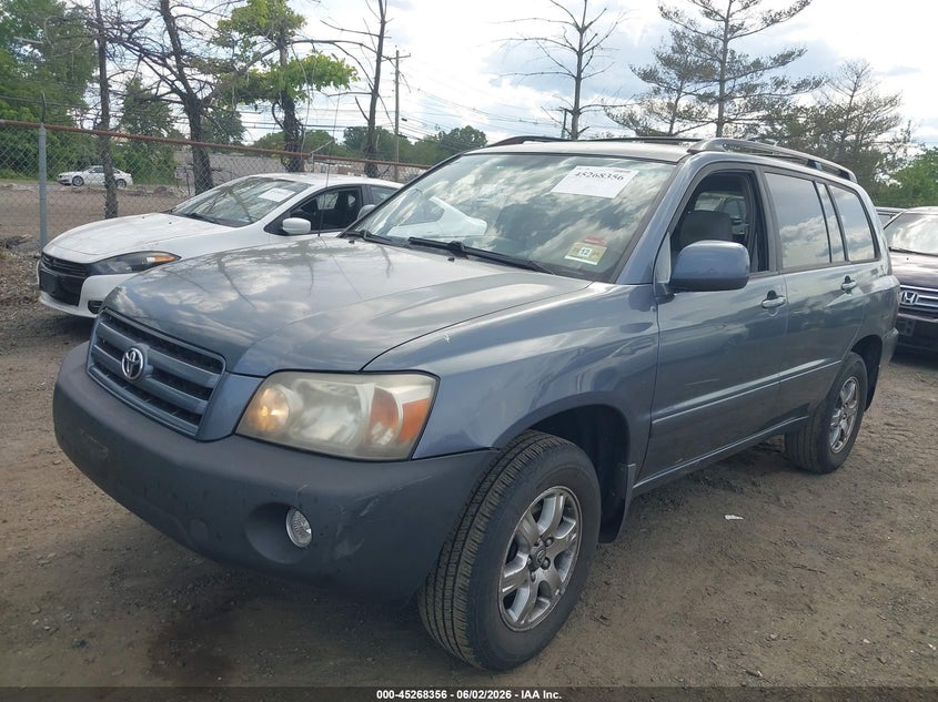 2005 Toyota Highlander VIN JTEEP21A050090953 IAAI salvage auction — NORMAL WEAR, Clear (New Jersey), sold $1,025 on 2026-07-13 (photo 6)
