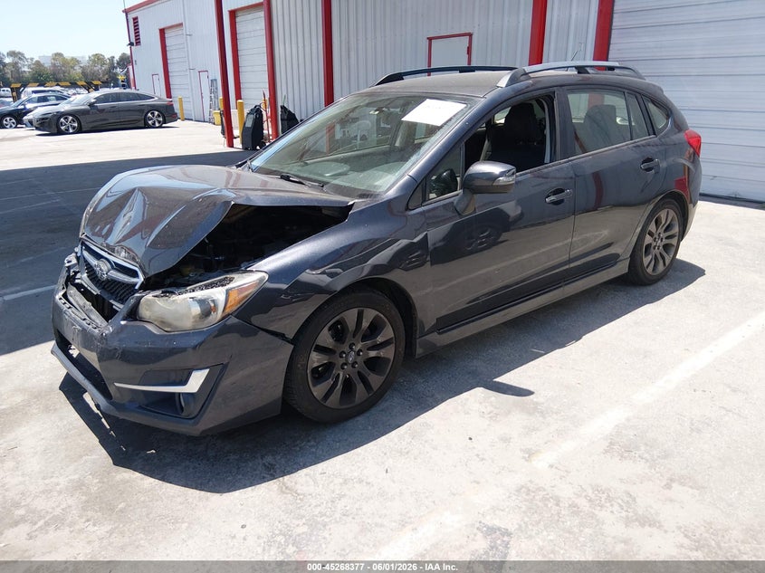 2015 Subaru Impreza VIN JF1GPAT61F8276574 IAAI salvage auction — FRONT END, Salvage Title, sold $700 on 2026-07-09 (photo 2)