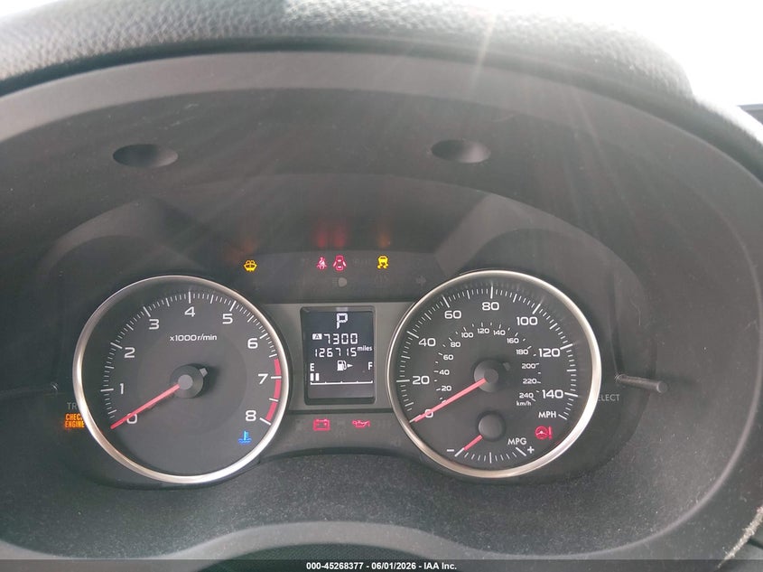 2015 Subaru Impreza VIN JF1GPAT61F8276574 IAAI salvage auction — FRONT END, Salvage Title, sold $700 on 2026-07-09 (photo 7)